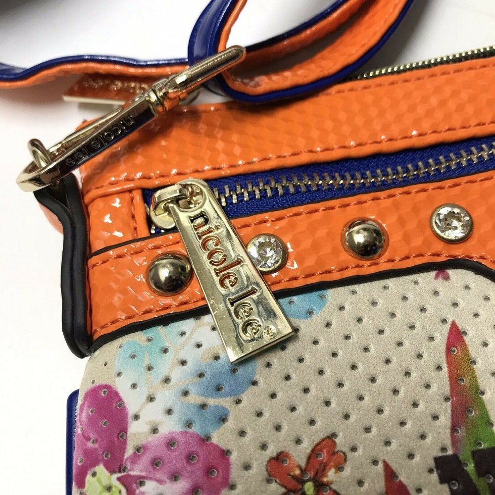 Nicole Lee USA Womens Multi Color Cross Body Bag NWT - Picture 6 of 6